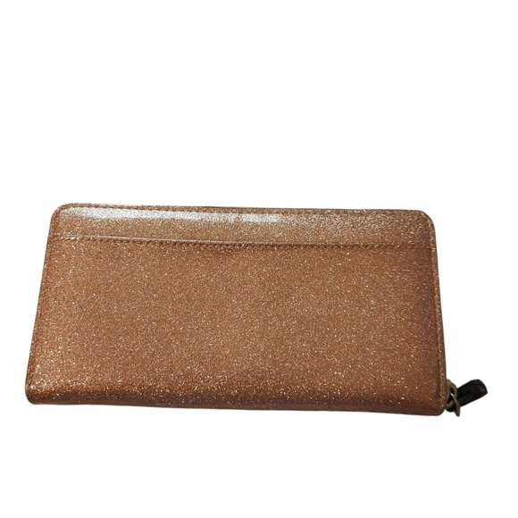 Kate Spade Wallet Gold Glitter Women's Clutch - Picture 9 of 16